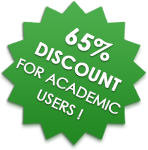 65 percent discount for academic users!